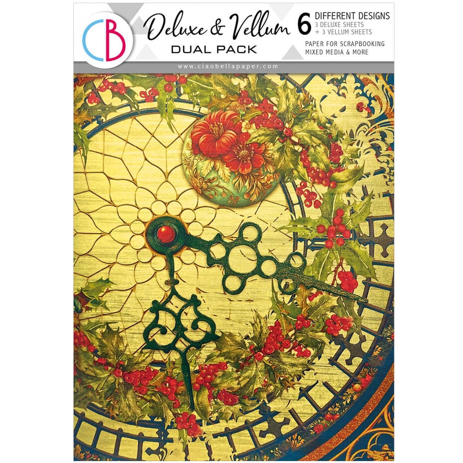 Ciao Bella Toy Shop A4 Deluxe Paper Gold & Vellum Dual Pack Mixed (6pcs) (CBX002)