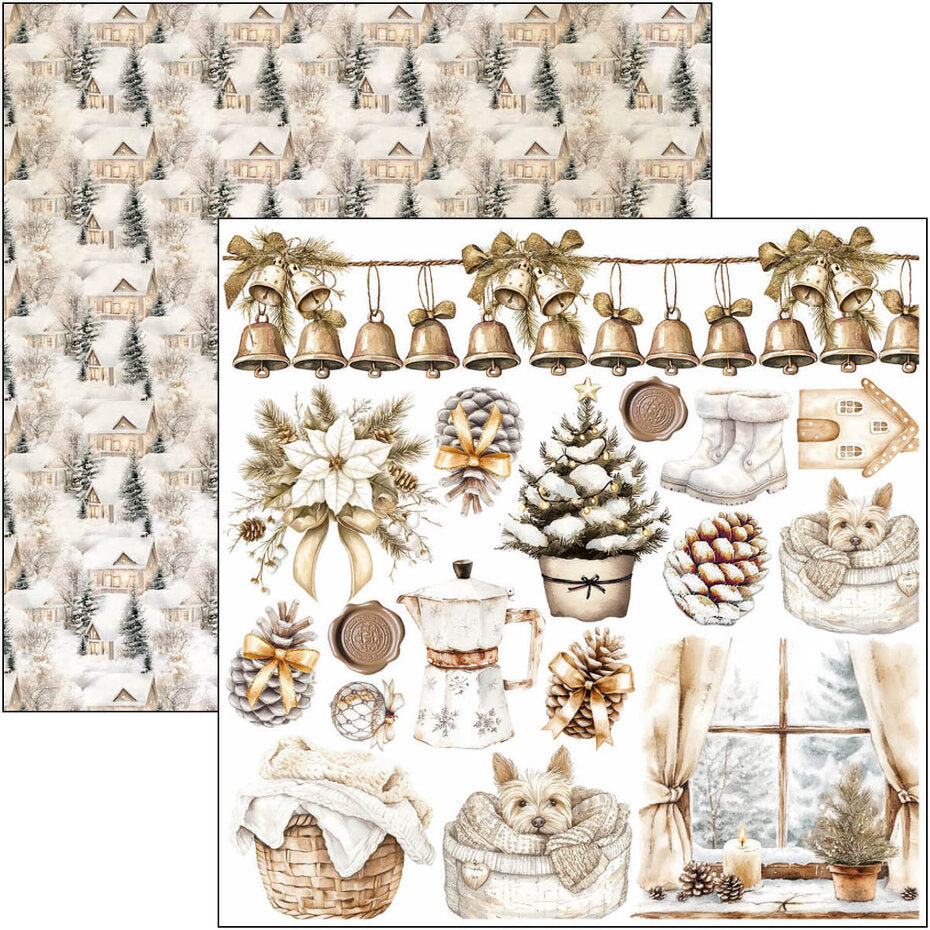 Ciao Bella Winter Season 6x6 Inch Fussy Cut Pad (24pcs) (CBQE088)