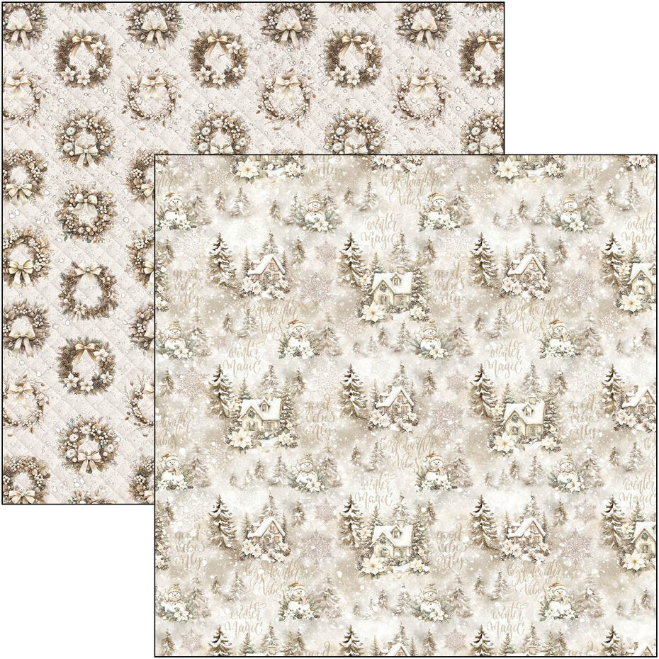 Ciao Bella Winter Season 8x8 Inch Paper Pad (12pcs) (CBH088)