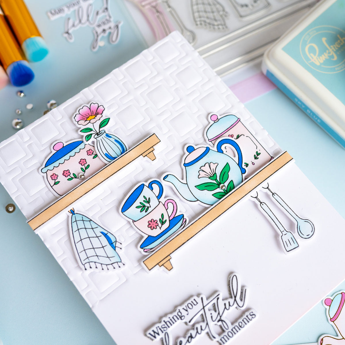 Pinkfresh Studio Square Play coverplate die