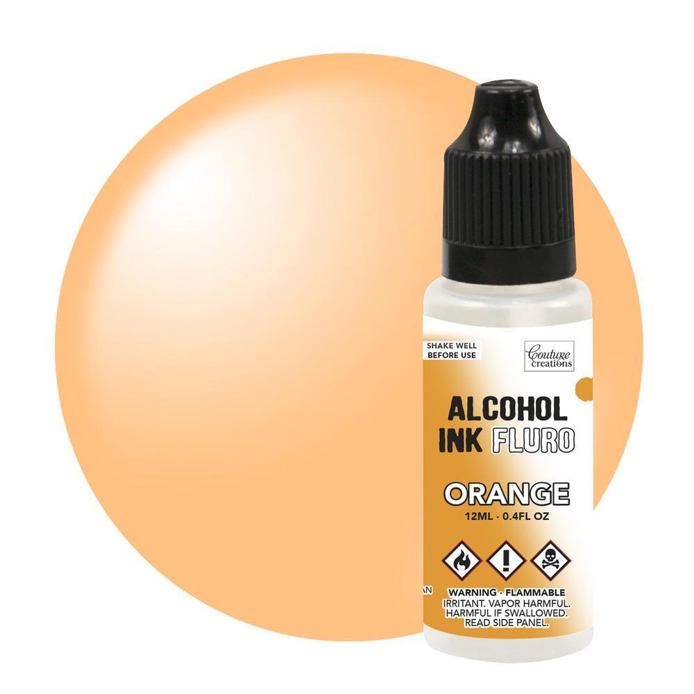Couture Creations Alcohol Ink A Ink Fluro - Orange - 12mL