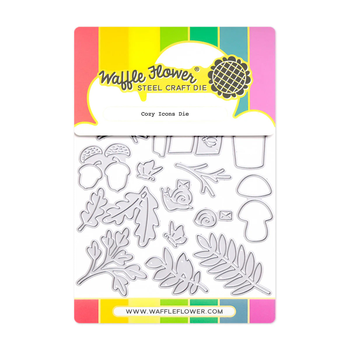 Waffle Flower Cozy Icons Die
