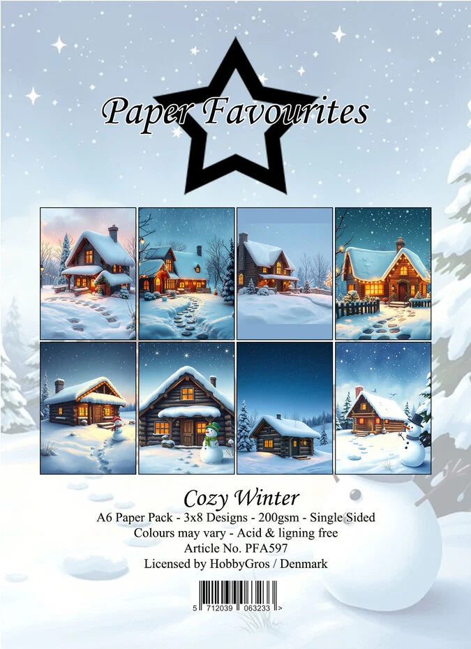 Paper Favourites Cozy Winter A6 Paper Pad (PFA597)