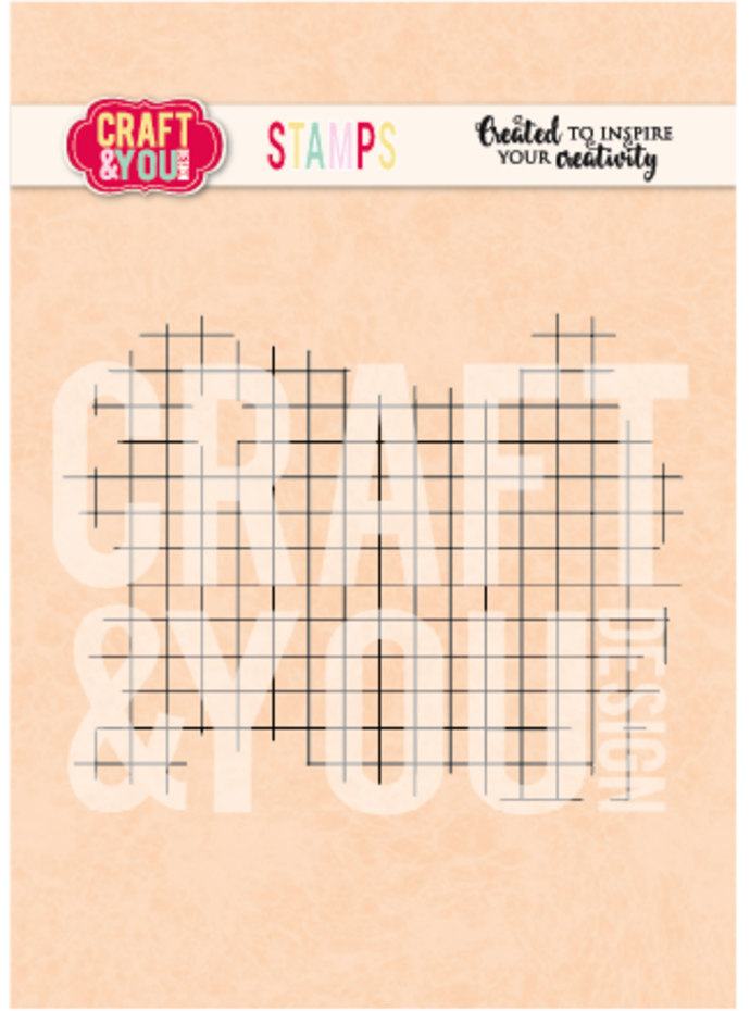 Craft & You Design Grid Paper Stamps (CS056)