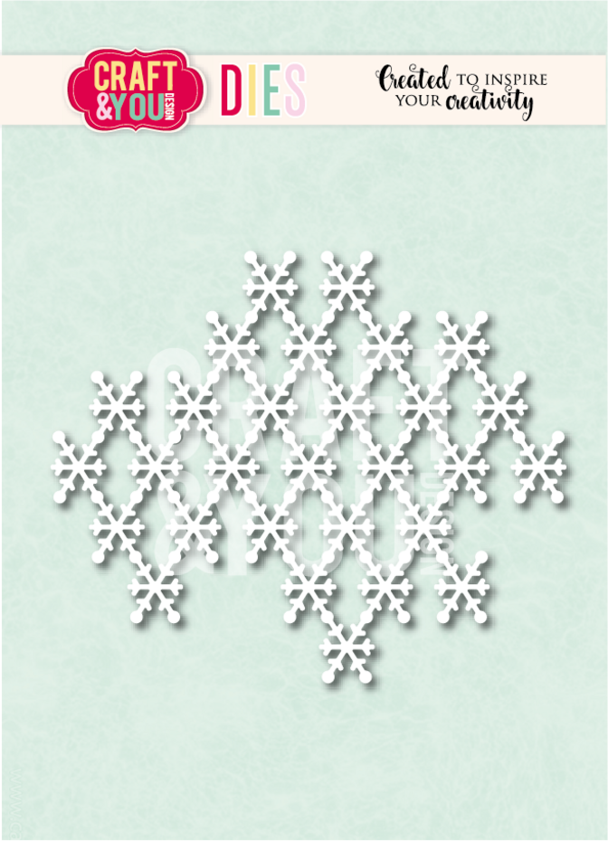 Craft & You Design Snowy Background Dies (CW380)
