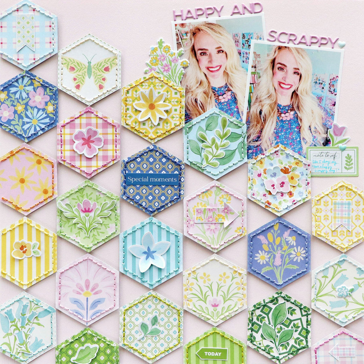 Pinkfresh Studio Crafted Moments: 6x8 Paper Pack