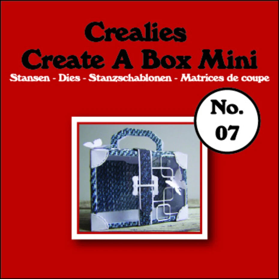 Crealies Create A Box Mini Dies No. 07 Suitcase Large (CCABM07)