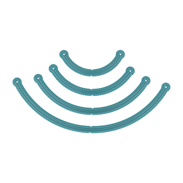 Cool Katz Cutz Curved Pierced Pocket Slot Die Set