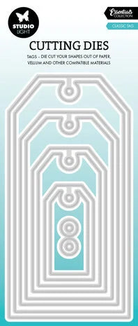 Studio Light Cutting Die Classic Tag Essentials (SL-ES-CD900)