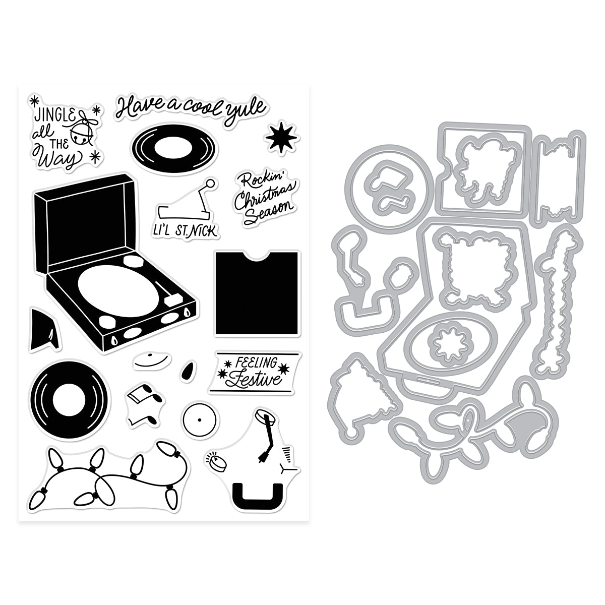 Hero Arts Feeling Festive Stamp & Cut