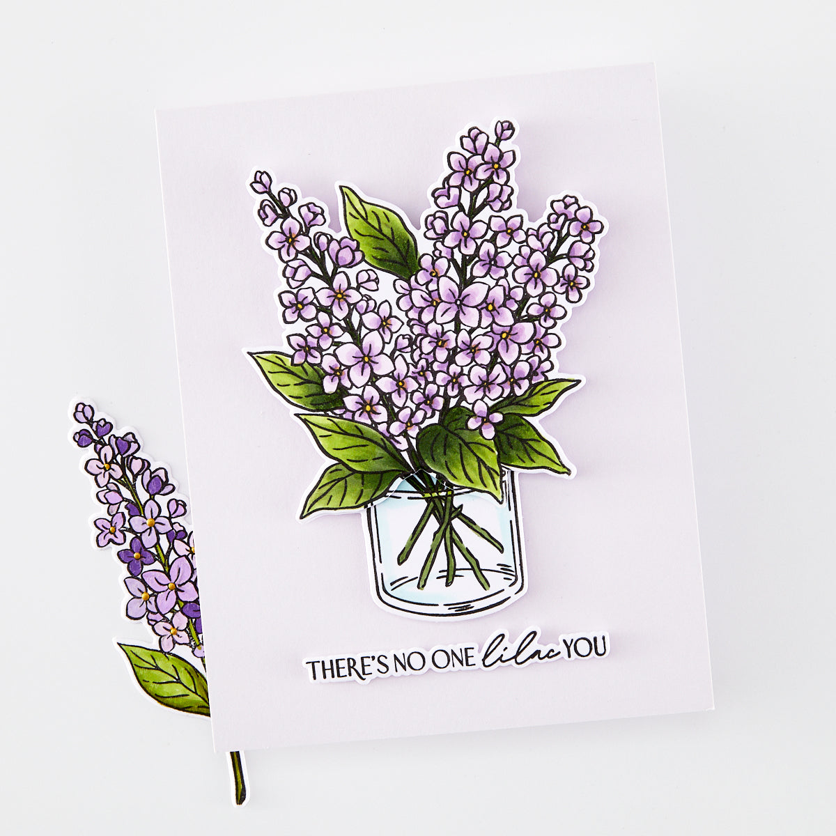 Hero Arts No One Lilac You Stamp & Cut Set