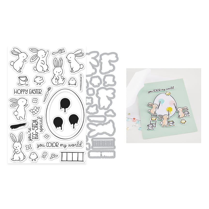 Hero Arts Color My World Stamp & Cut Set