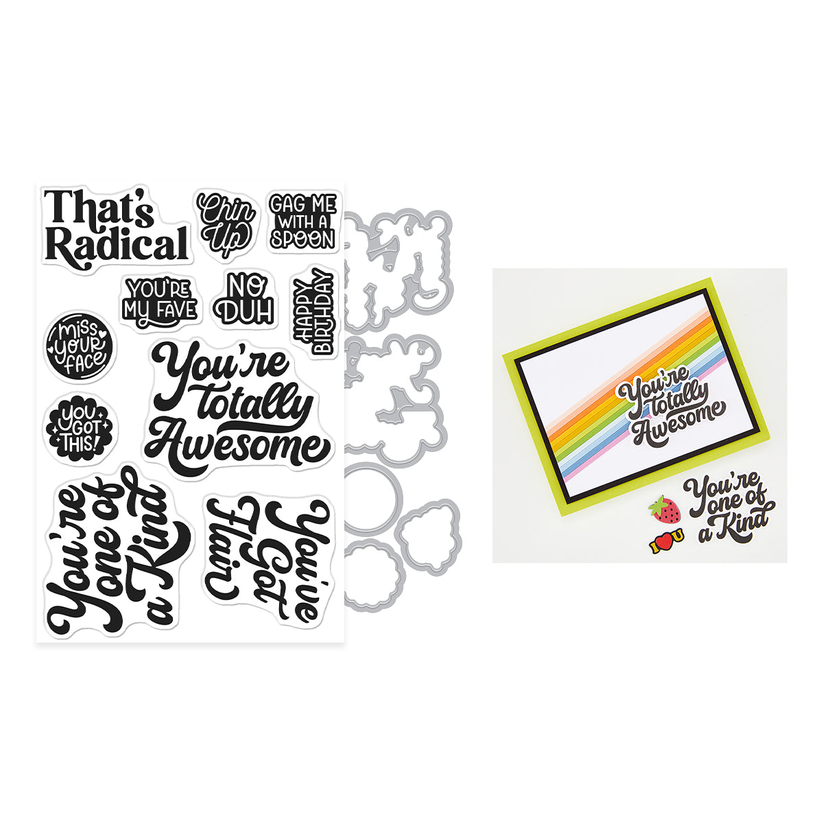 Hero Arts Hero Arts Totally Awesome Stamp & Cut