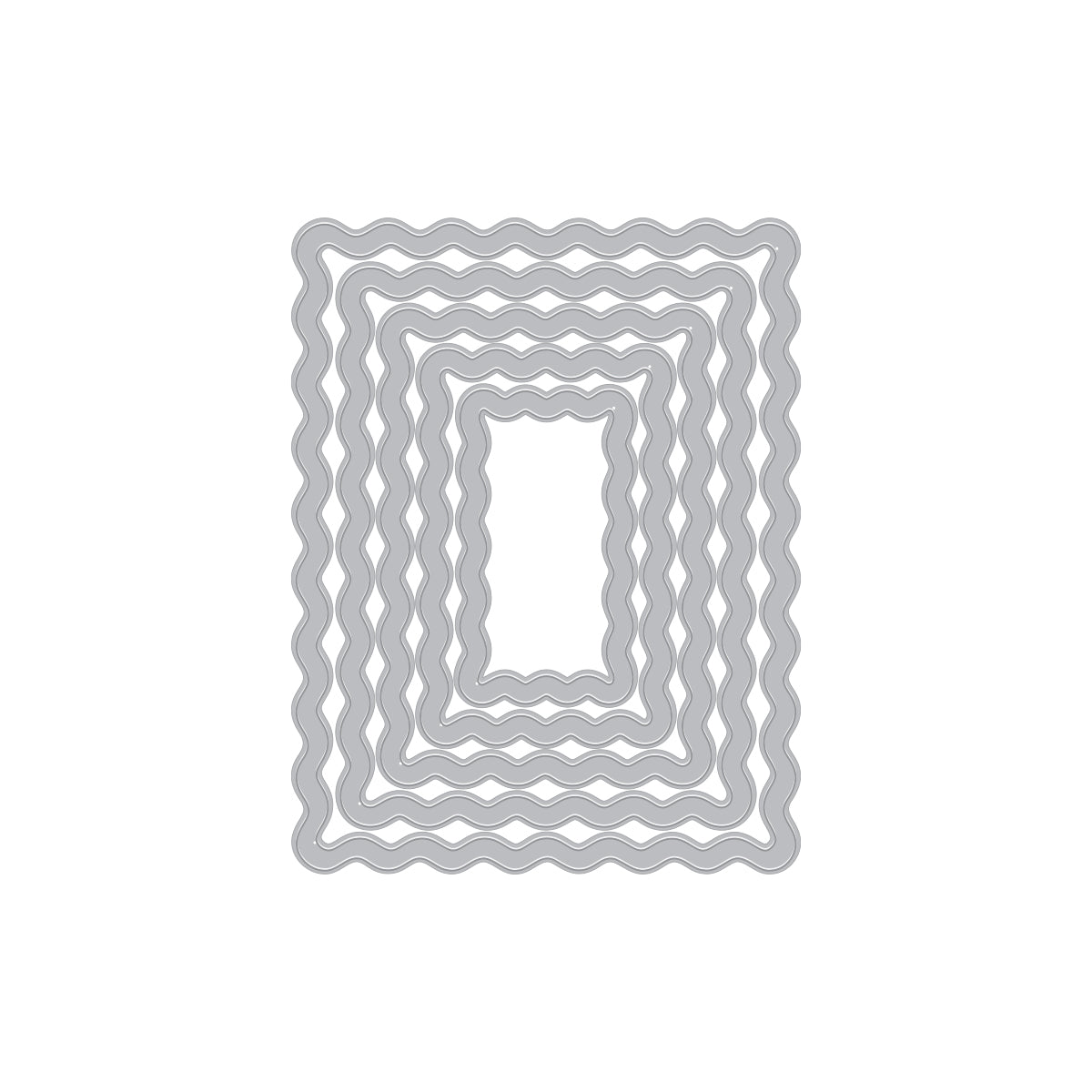 Hero Arts Squiggly Rectangle Frames Die Set