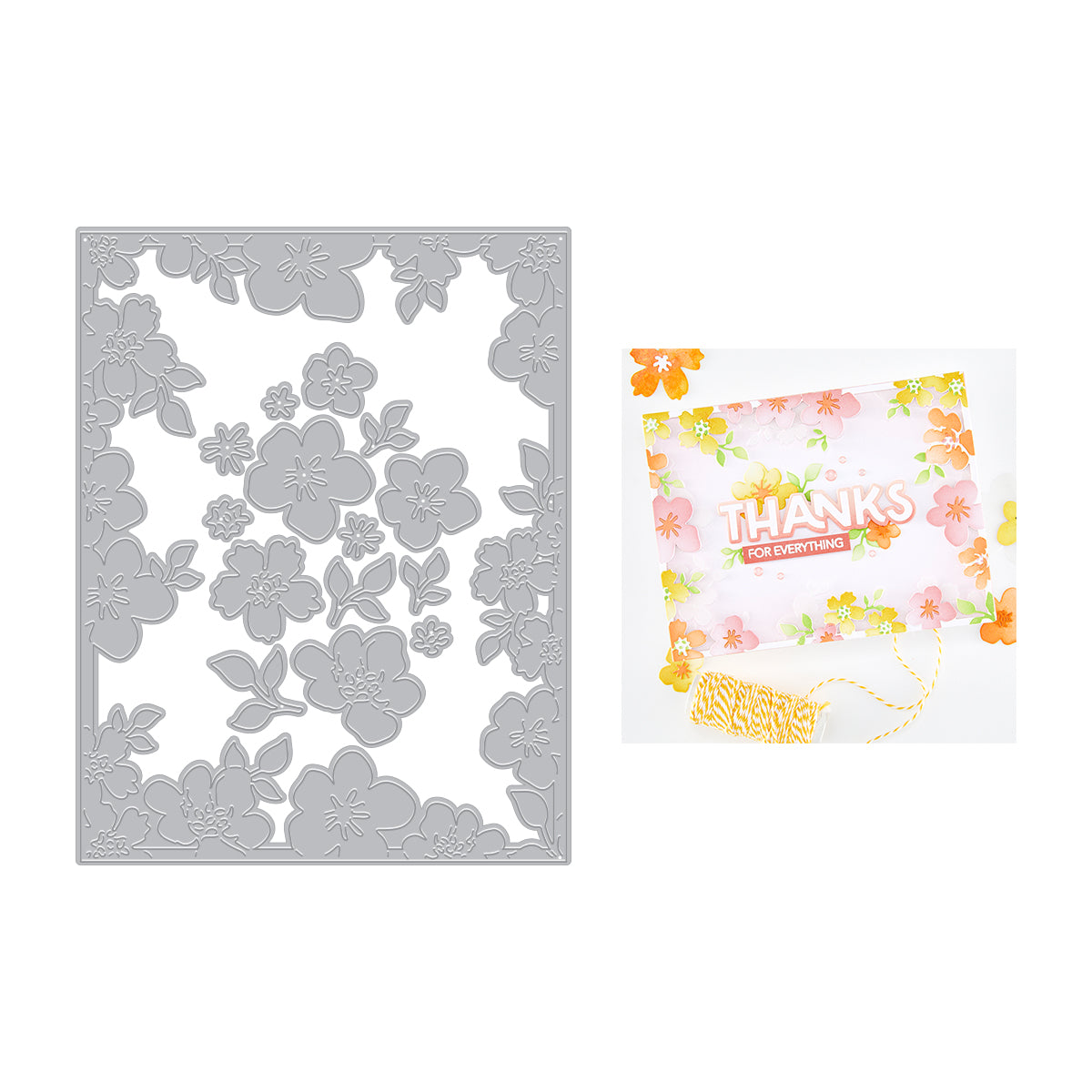 Hero Arts Floral Frame Die Set