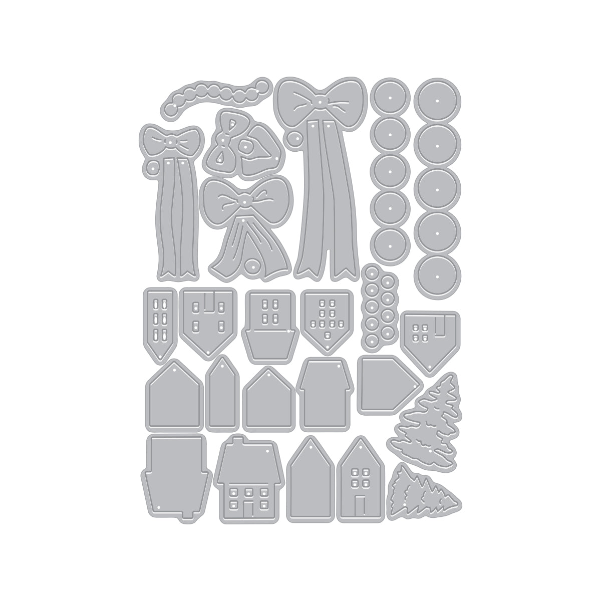 Hero Arts Winter Wreath Accessories Die Set