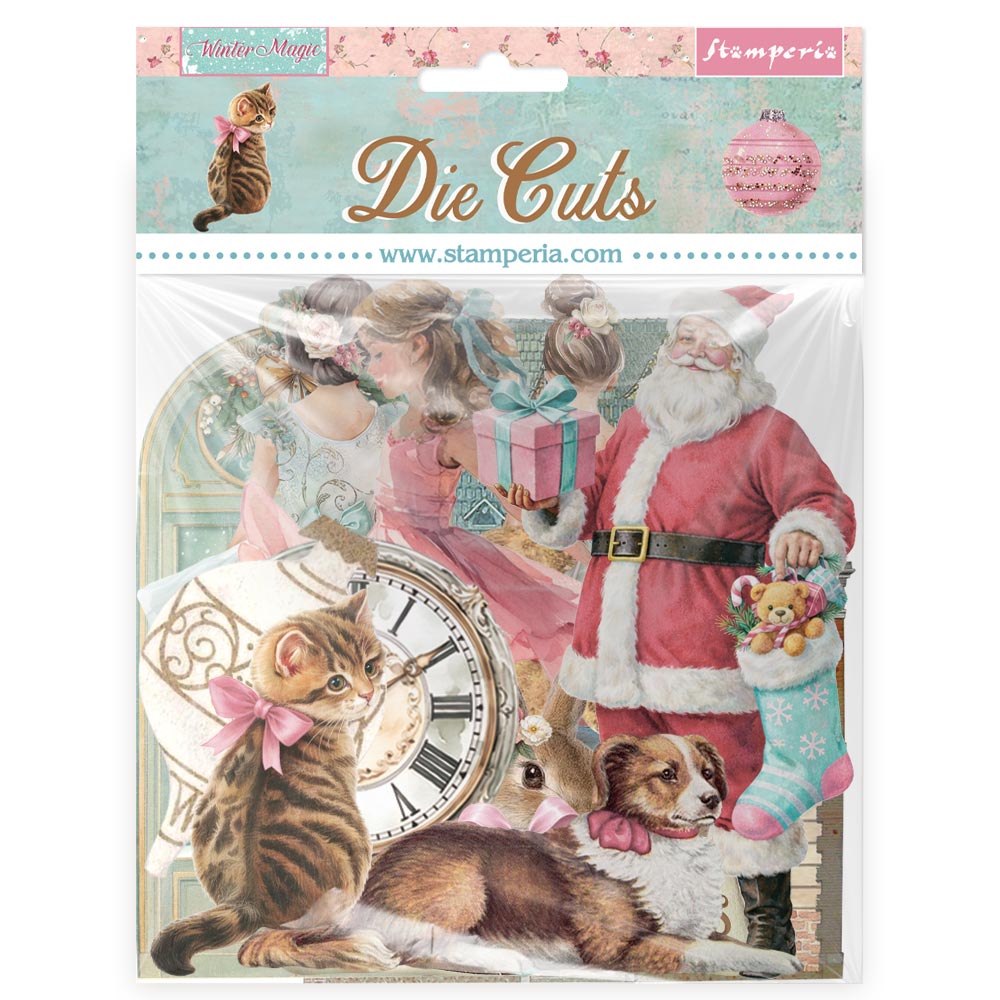 Stamperia Winter Magic Assorted Die Cuts - DFLDC138