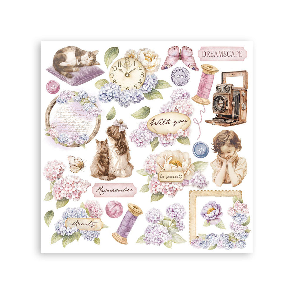 Stamperia Quiet Days Rub-On Assortment (DFLRBX01)