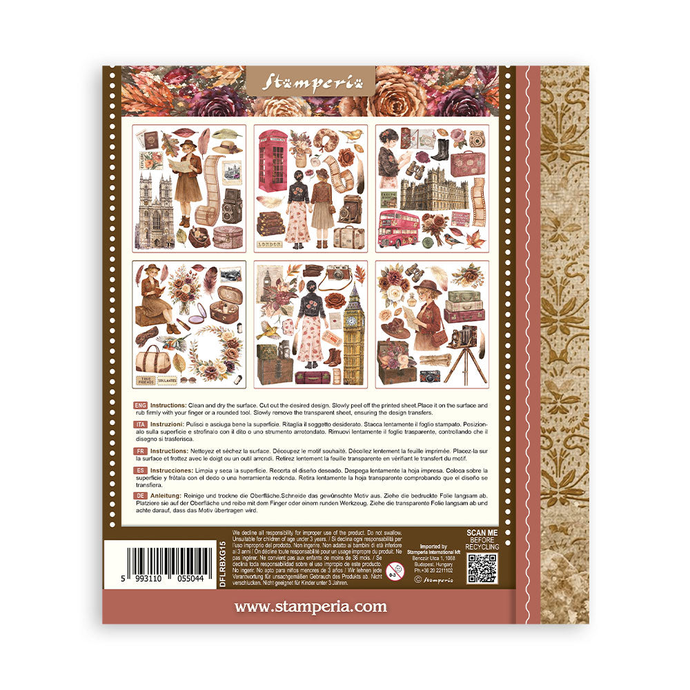 Stamperia Our Way Rub-On 20,5x23cm Assortment (6pcs) - DFLRBXG15