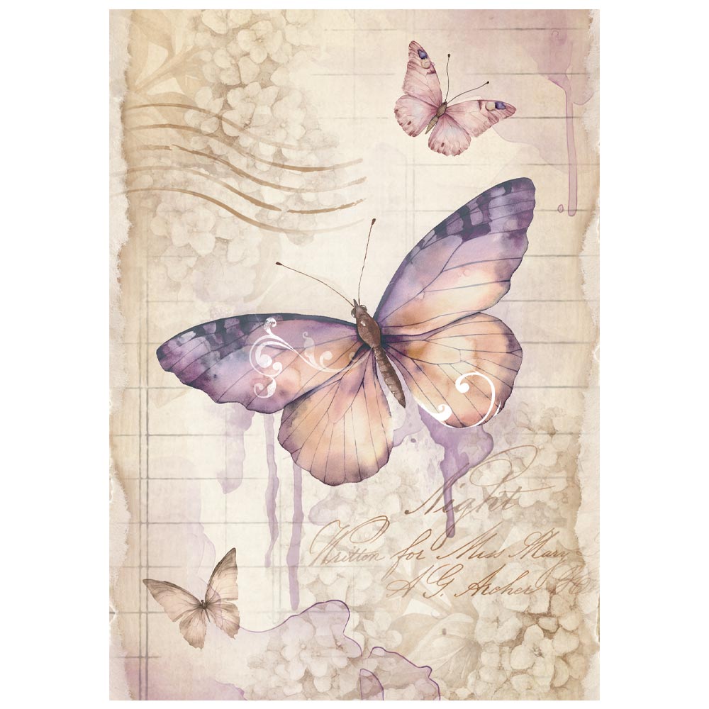 Stamperia Quiet Days A6 Mini Rice Paper (DFSA6X01)