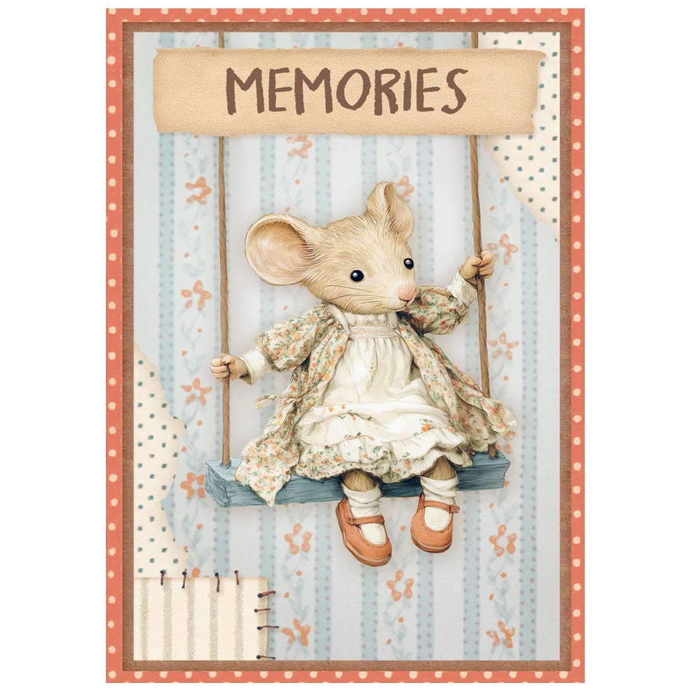 Stamperia Family A6 Mini Rice Paper (DFSA6X03)