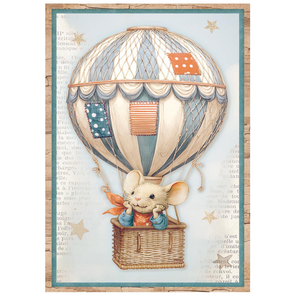 Stamperia Family A6 Mini Rice Paper (DFSA6X03)