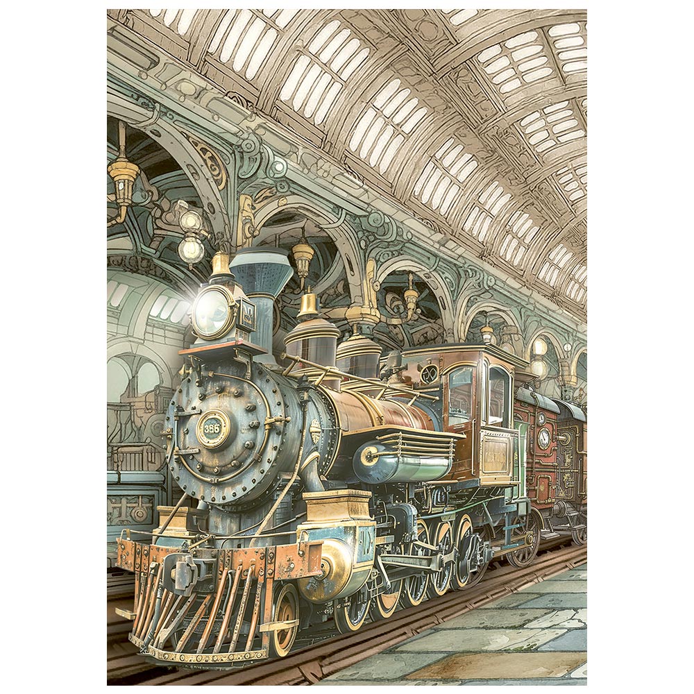 Stamperia Gardens of Time A6 Mini Rice Paper (DFSA6X05)