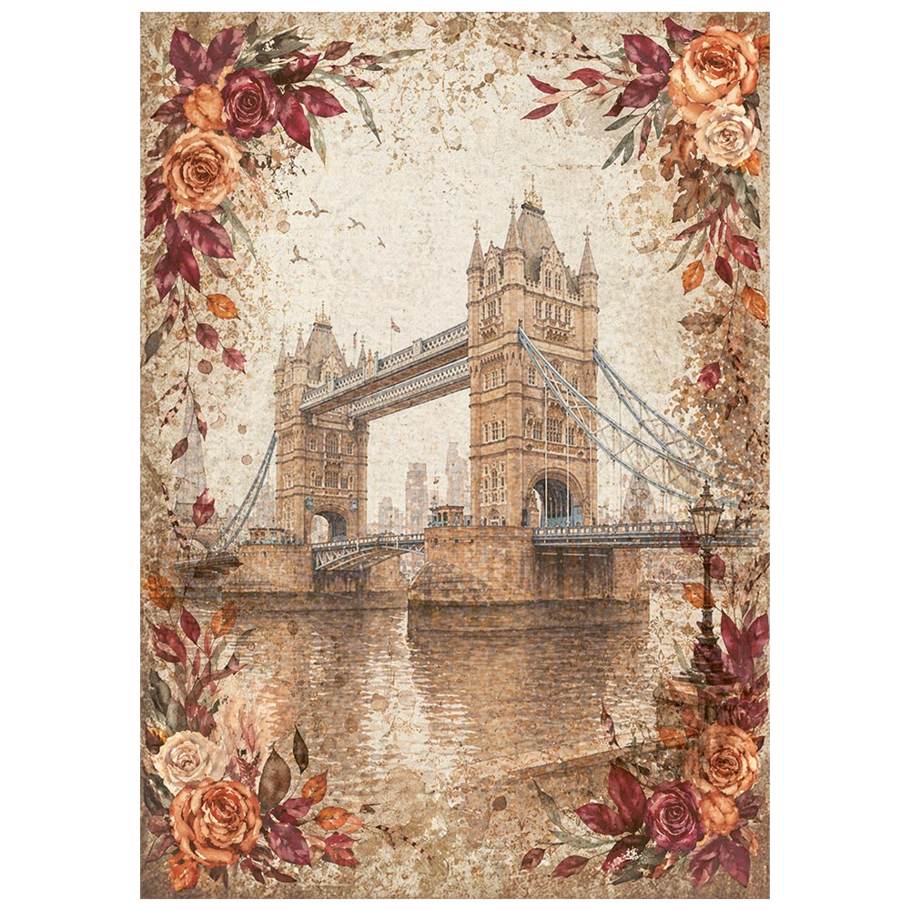 Stamperia Our Way A6 Mini Rice Paper Selection (8pcs) - DFSA6X12