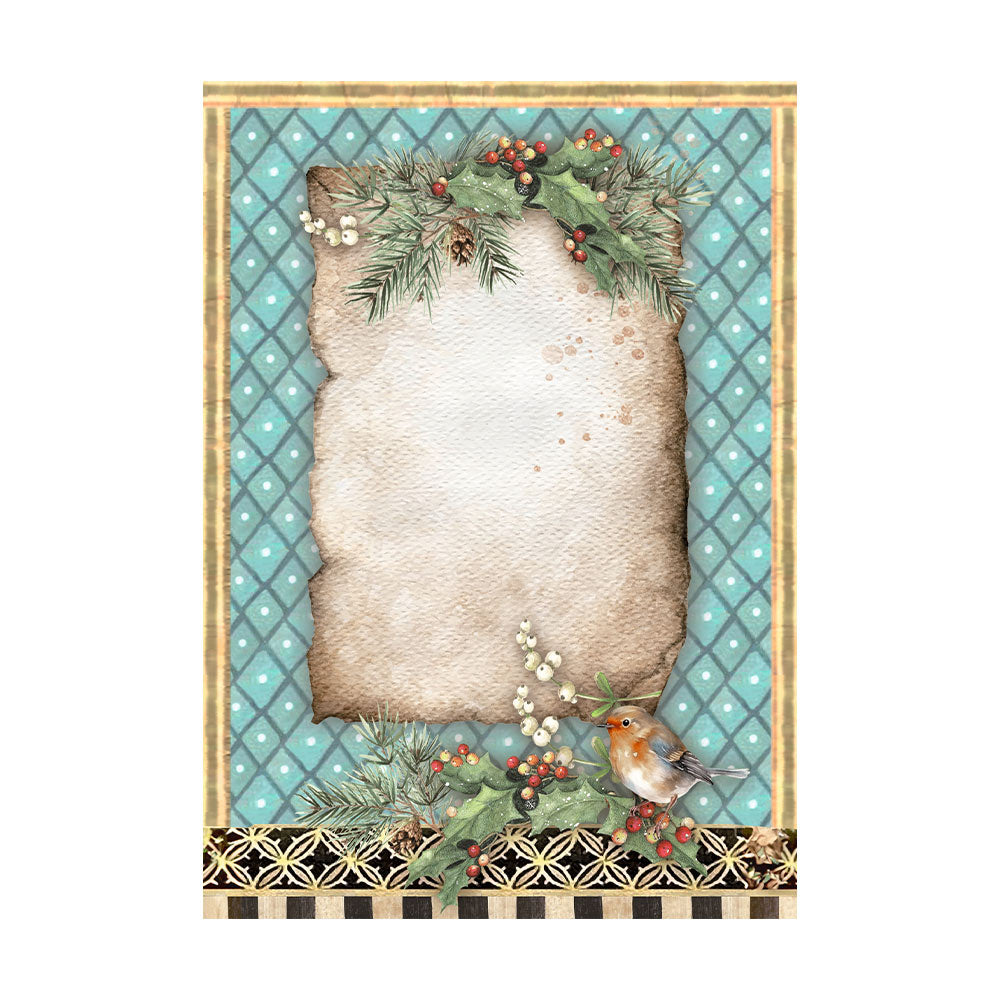 Stamperia Selection 8 Rice paper A6 backgrounds - The Nutcracker DFSAK6027