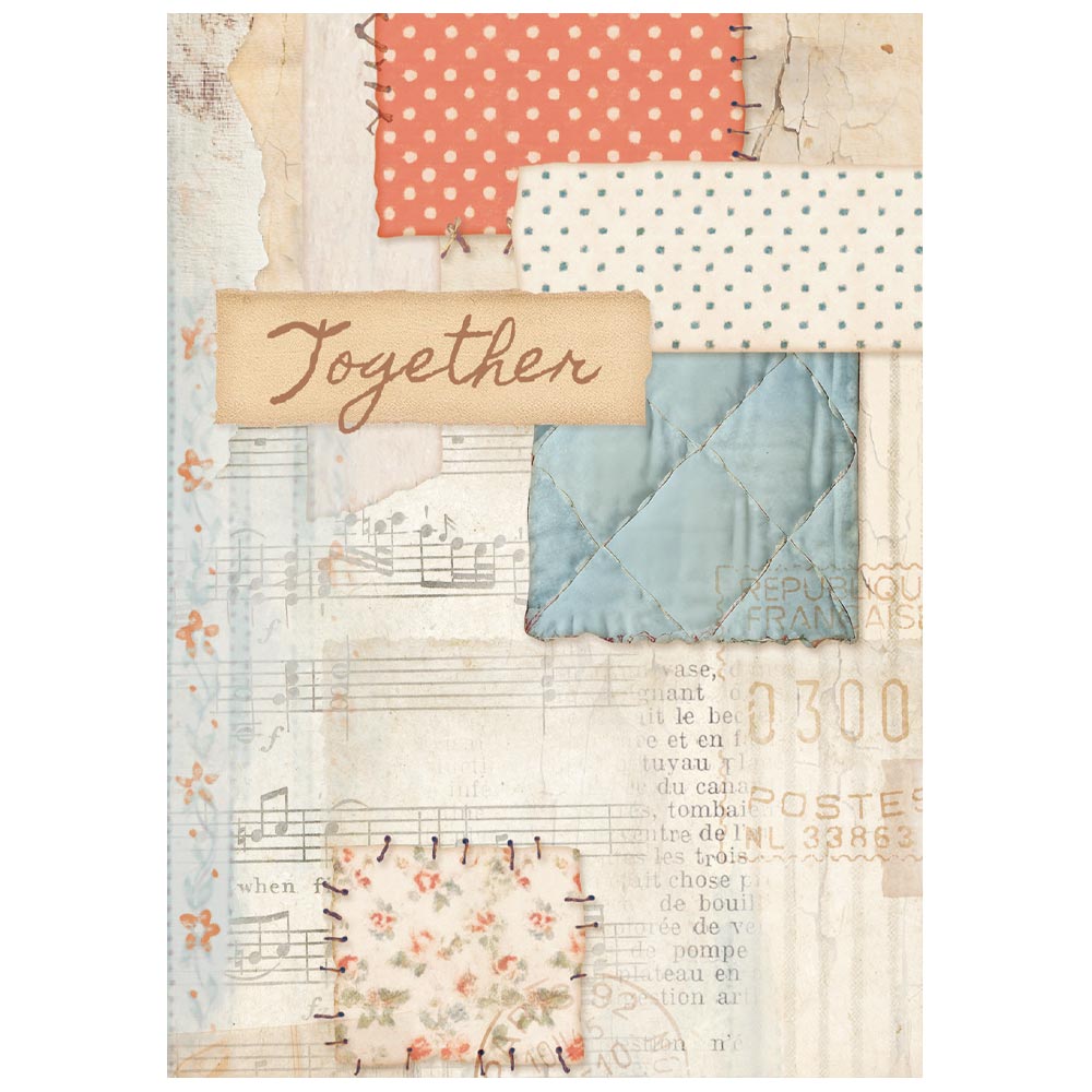 Stamperia Family A6 Rice Paper Backgrounds (DFSAK6049)