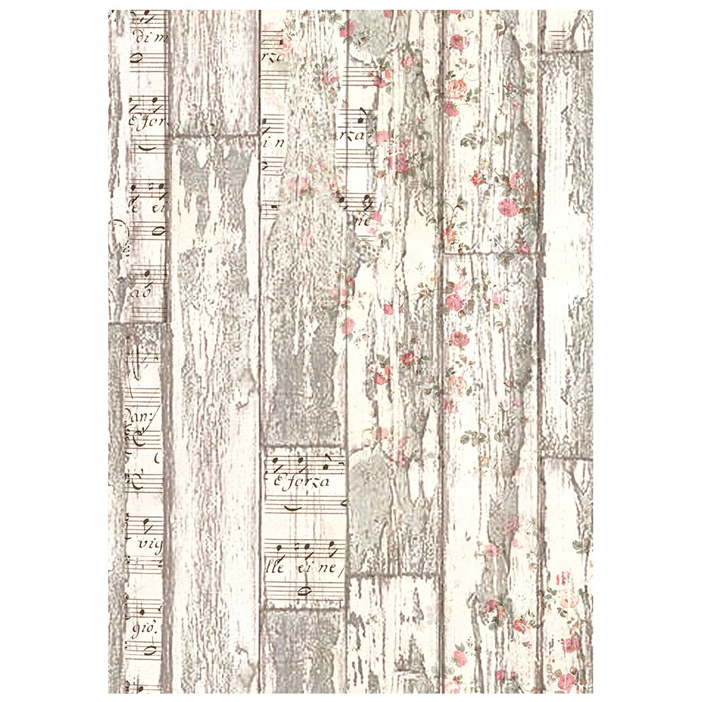 Stamperia Winter Magic A6 Rice Paper Backgrounds Selection, 8 Pieces - DFSAK6056