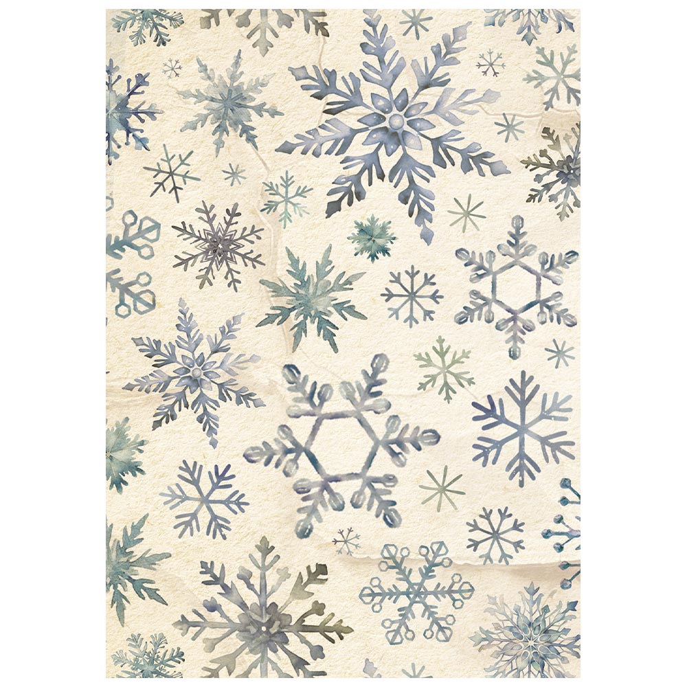 Stamperia Silent Night A6 Rice Paper Backgrounds Selection, 8 Pieces - DFSAK6058