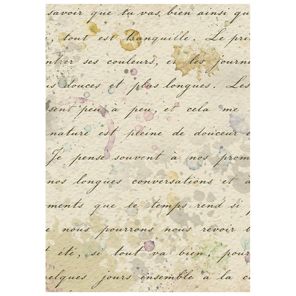 Stamperia Flowers and Poems A6 Rice Paper Backgrounds Selection (8pcs) - DFSAK6062