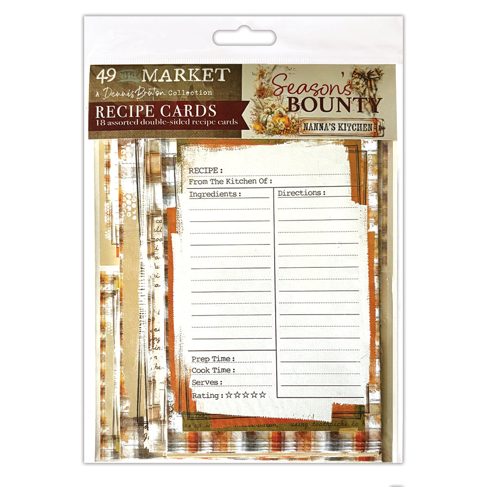 49 & Market Season's Bounty Recipe Cards - DSB-38729