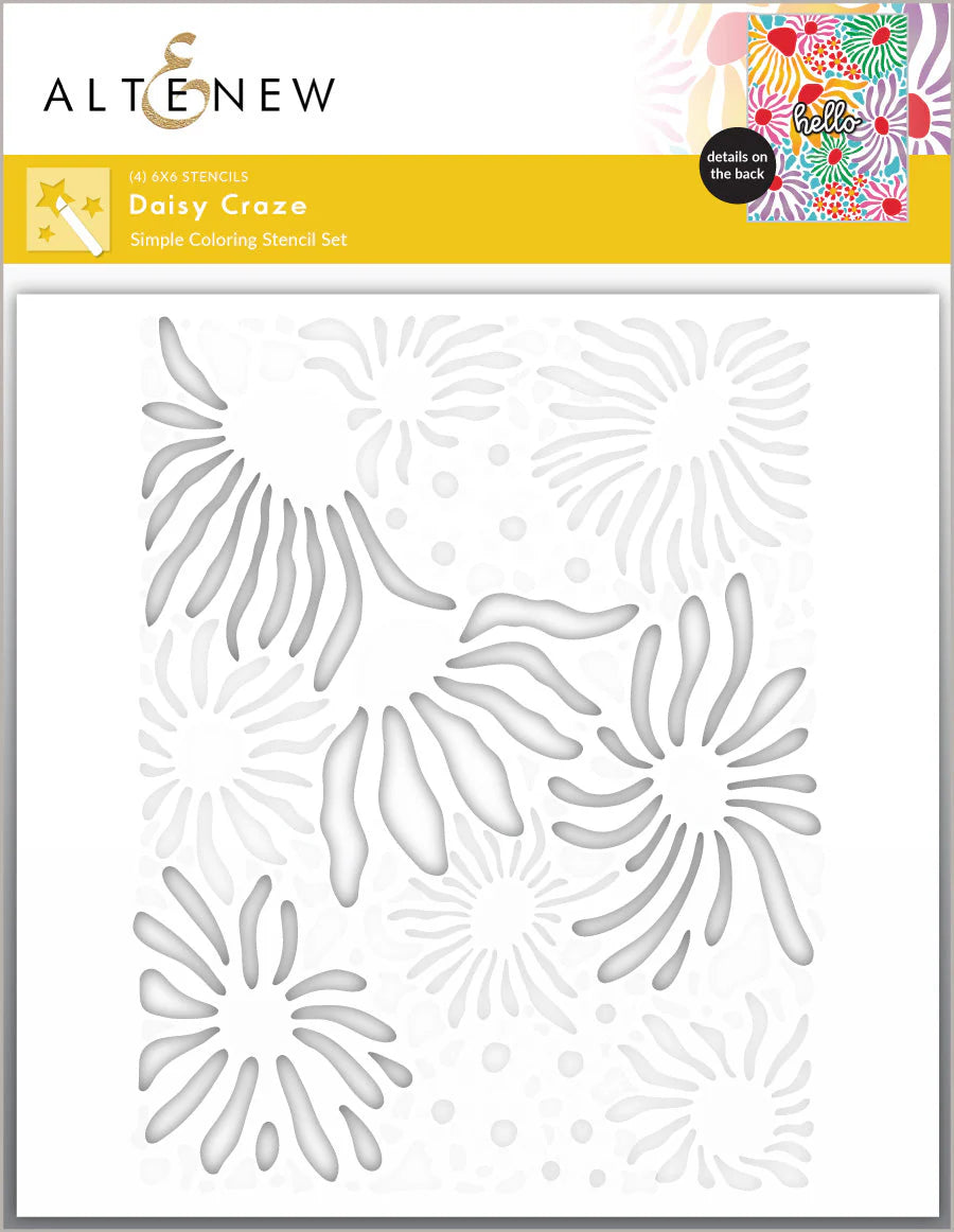 Altenew Daisy Craze Stencil Set (4 in 1)