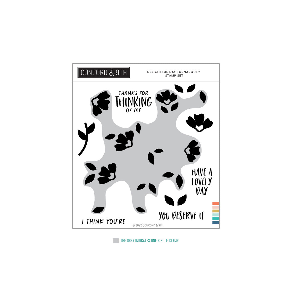 Concord & 9th Delightful Day Turnabout™ Stamp Set