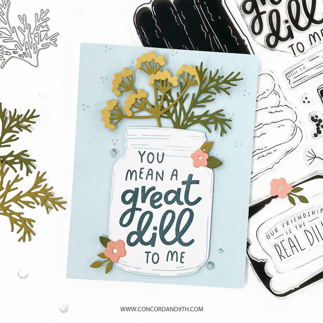 Concord & 9th Dill-ightful Stamp Set (6 x 8) / Die Bundle