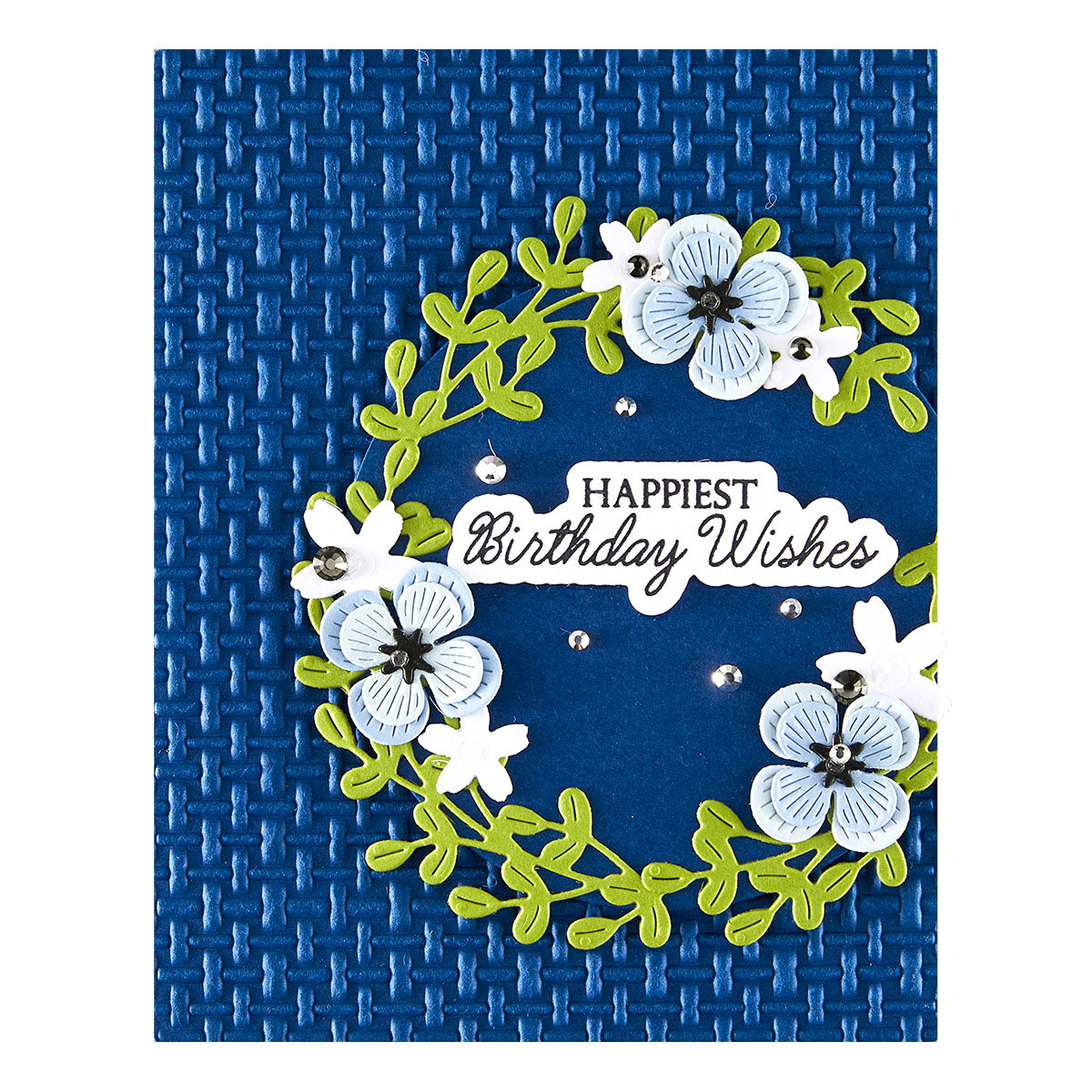 Spellbinders Linen 3D Embossing Folder from the Texture & Foliage Collection by Suzanne Hue