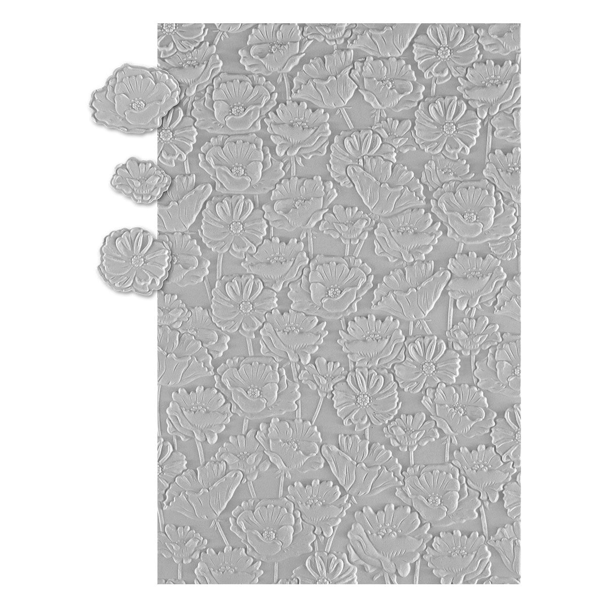 Spellbinders Field of Poppies 3D Emboss & Cut Folder from the Wonder of Oz Collection by Graphic 45