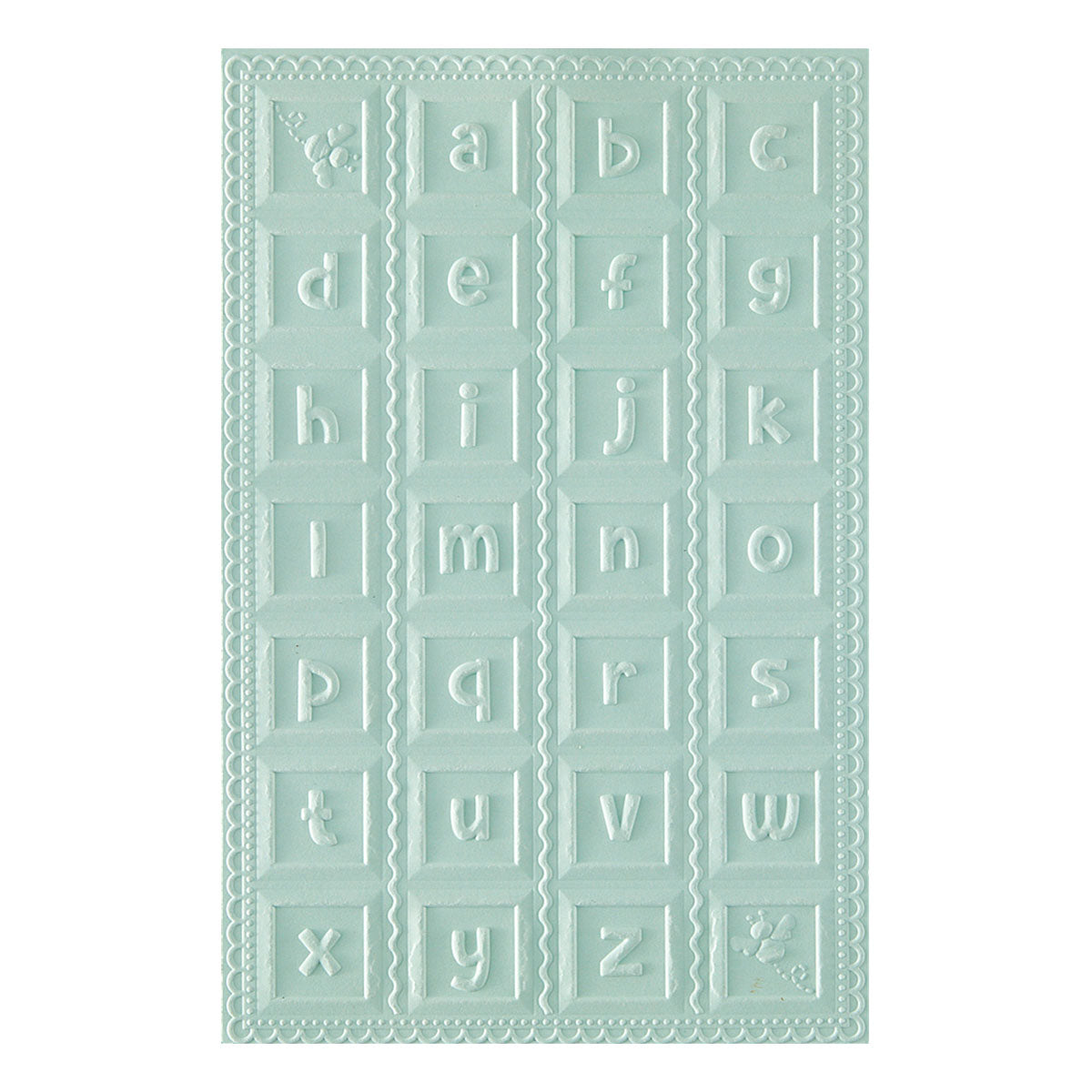 Spellbinders Classic Pooh Baby Blocks 3D Embossing Folder