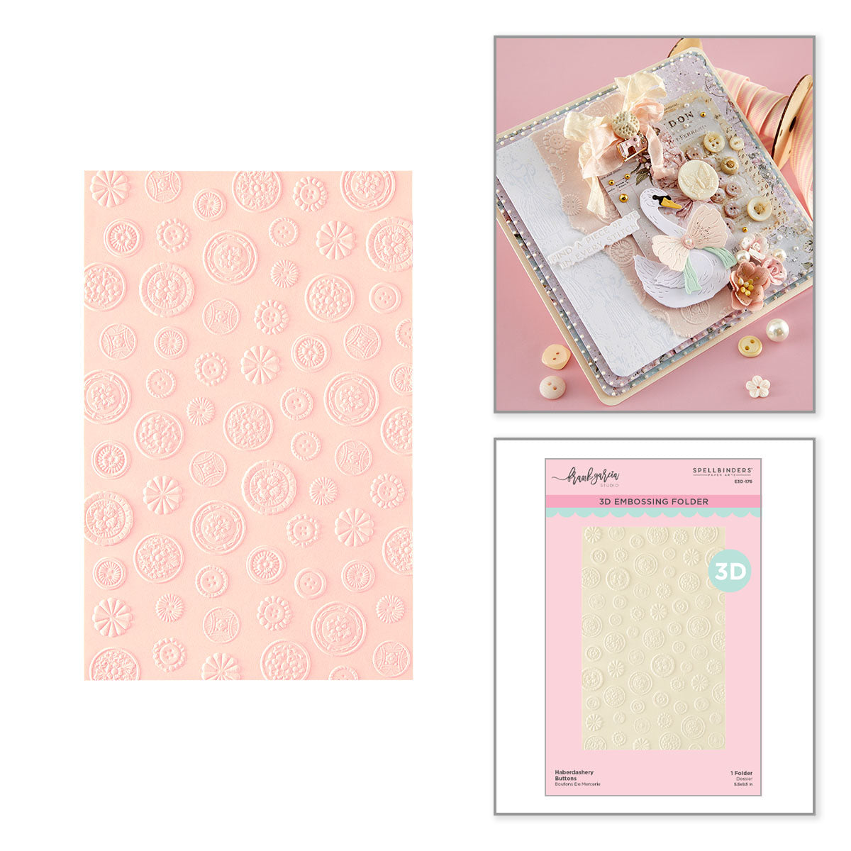 Spellbinders Buttons & Keepsakes I Want It All! + Class Kit Bundle by Frank Garcia postage as per actuals