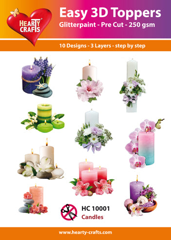Hearty Crafts Easy 3D - Candles