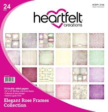 Heartfelt Creations Elegant Rose Frames Paper Collection HCDP1-2144