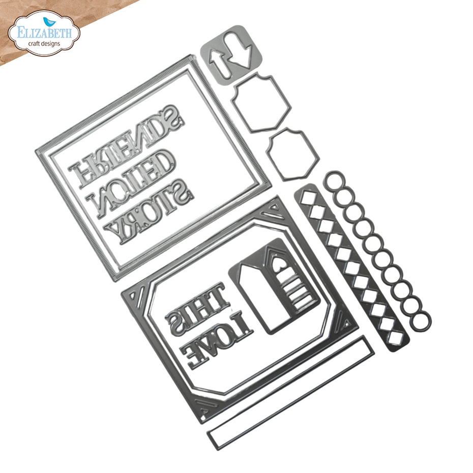 Elizabeth Craft Designs Rest & Relaxation Die Pocket Page Inserts 3