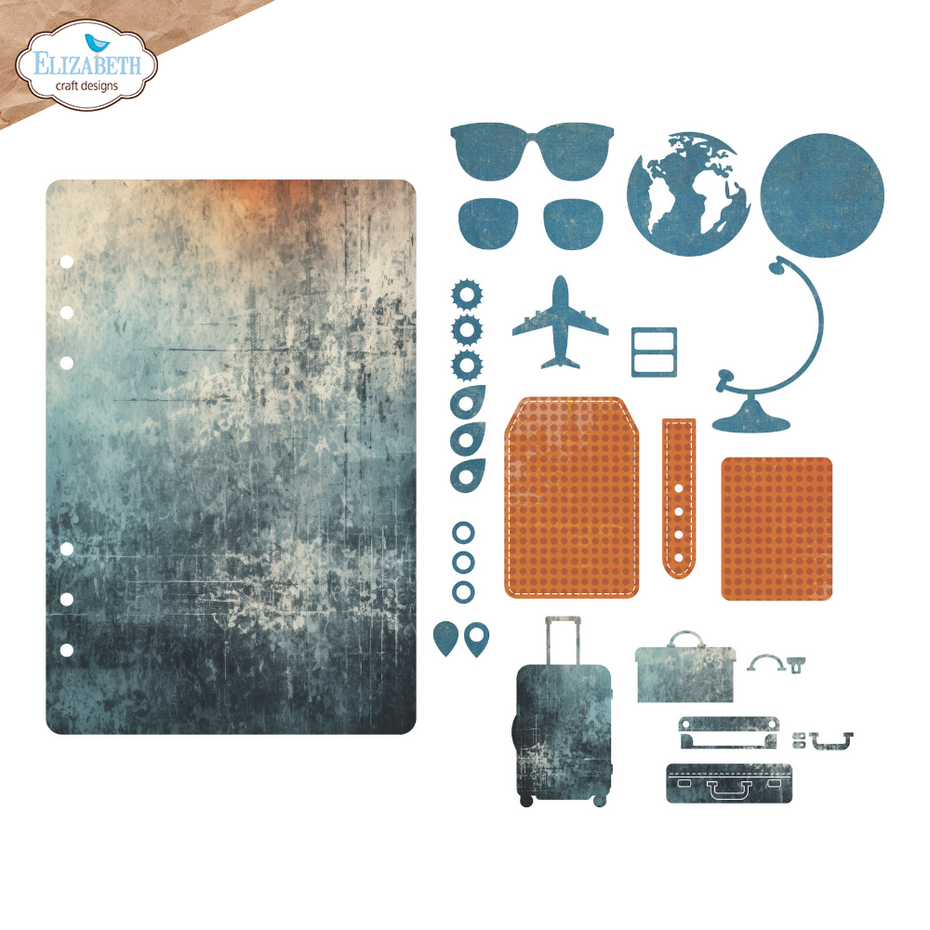 Elizabeth Craft Designs Rest & Relaxation Die Rounded Travel Page