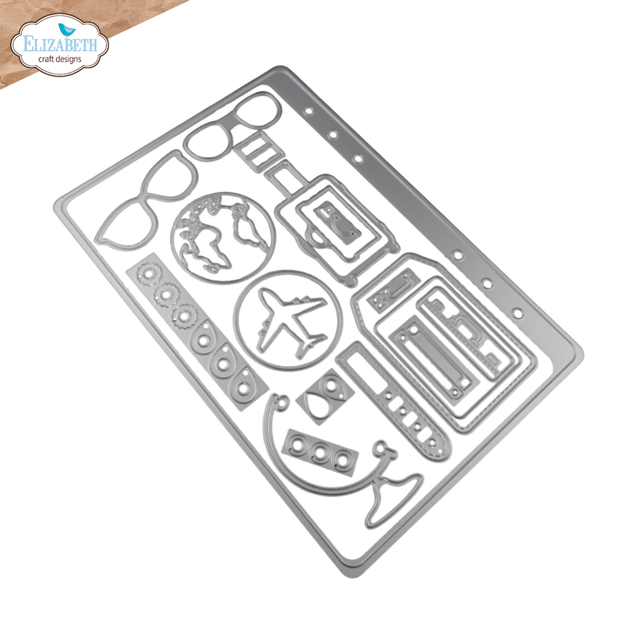 Elizabeth Craft Designs Rest & Relaxation Die Rounded Travel Page