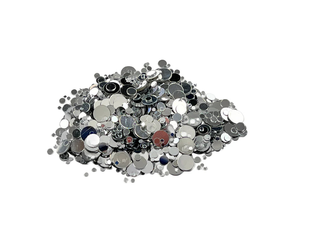 Gina K Design Embellishment – Metallic Dots Silver