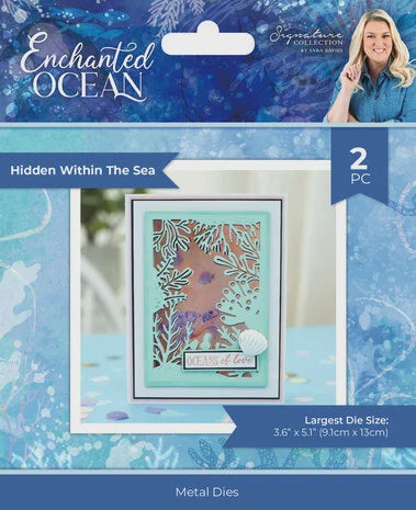 Crafter's Companion Enchanted Ocean Metal Die Create a Card Hidden within the Sea (S-EO-MD-CAD-HWTS)