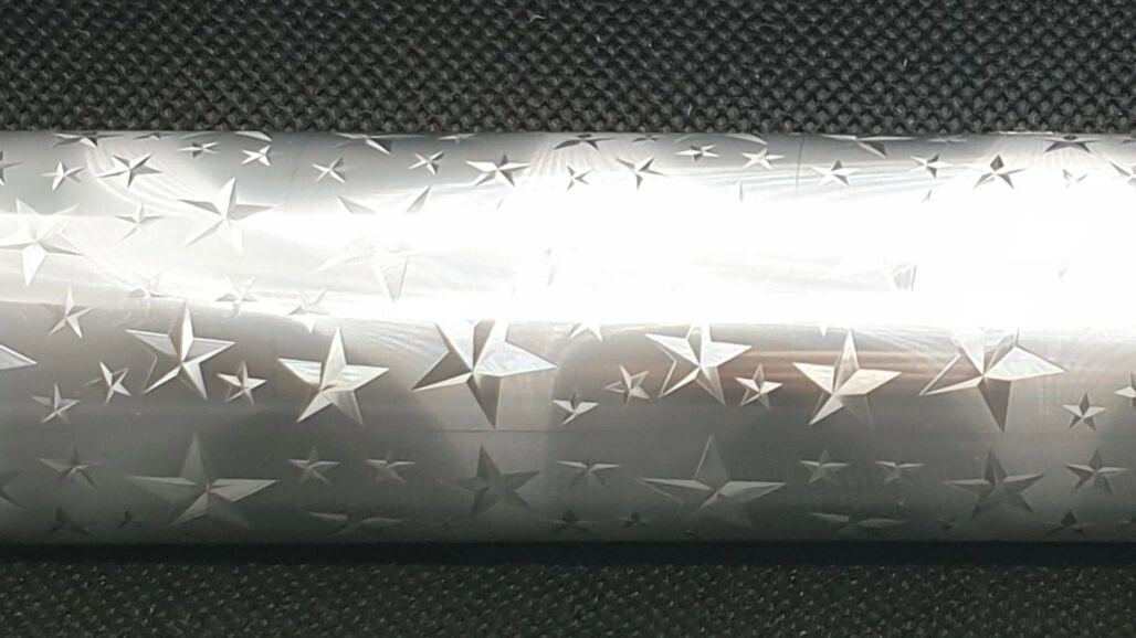 Crafty Critta F0071 Large Silver Stars 2 metres x 160mm