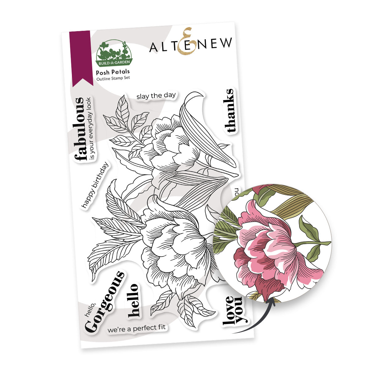 Altenew Build-A-Garden: Posh Petals